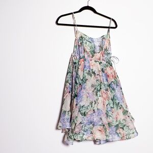 Selkie The Empress My So Called Life Floral Flower Print Pattern Chiffon Dress S
